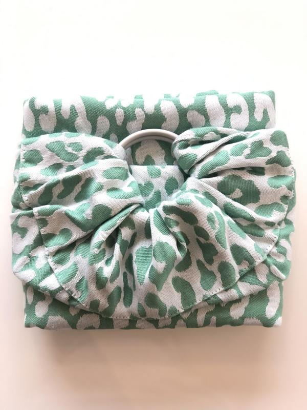 Zubu%20Ring%20Sling%20-%20Leopard%20-%20Mint%20Green%20-%20Baby%20Carrier